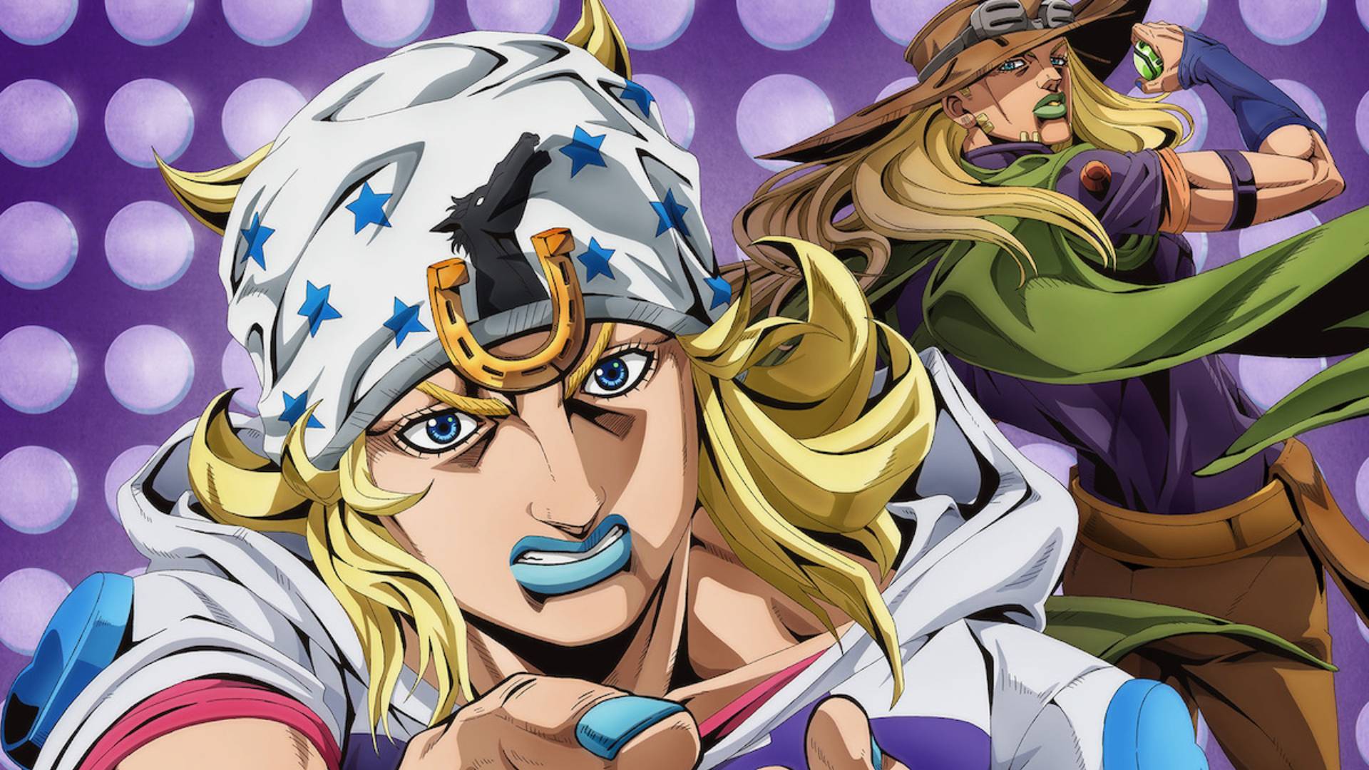Кадр из JoJo’s Bizarre Adventure: Steel Ball Run